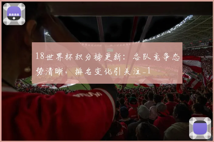 18世界杯积分榜更新:各队竞争态势清晰,排名变化引关注_1
