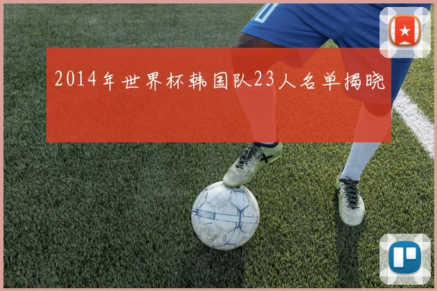 2014年世界杯韩国队23人名单揭晓